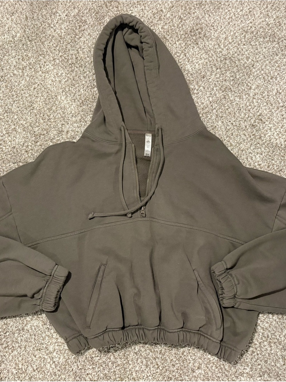 ALO Yoga Cropped Hoodie